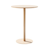 Simple Bar Table: Round + Tan