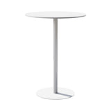 Simple Bar Table: Round + White