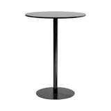 Simple Bar Table: Round + Black