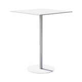Simple Bar Table: Square + White