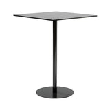 Simple Bar Table: Square + Black