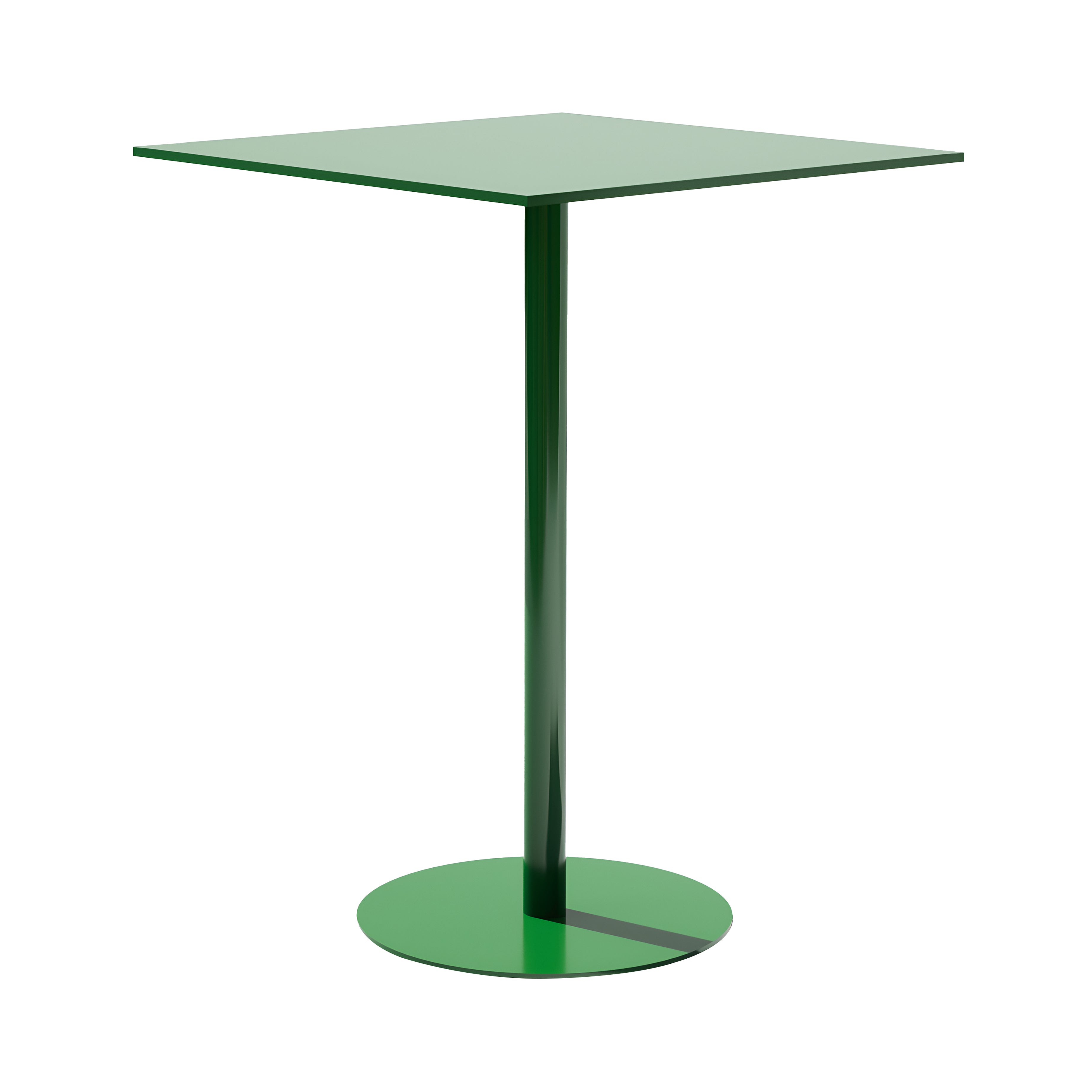 Simple Bar Table: Square + Green