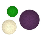 Lotus Hand Tufted Round Rug: Medium