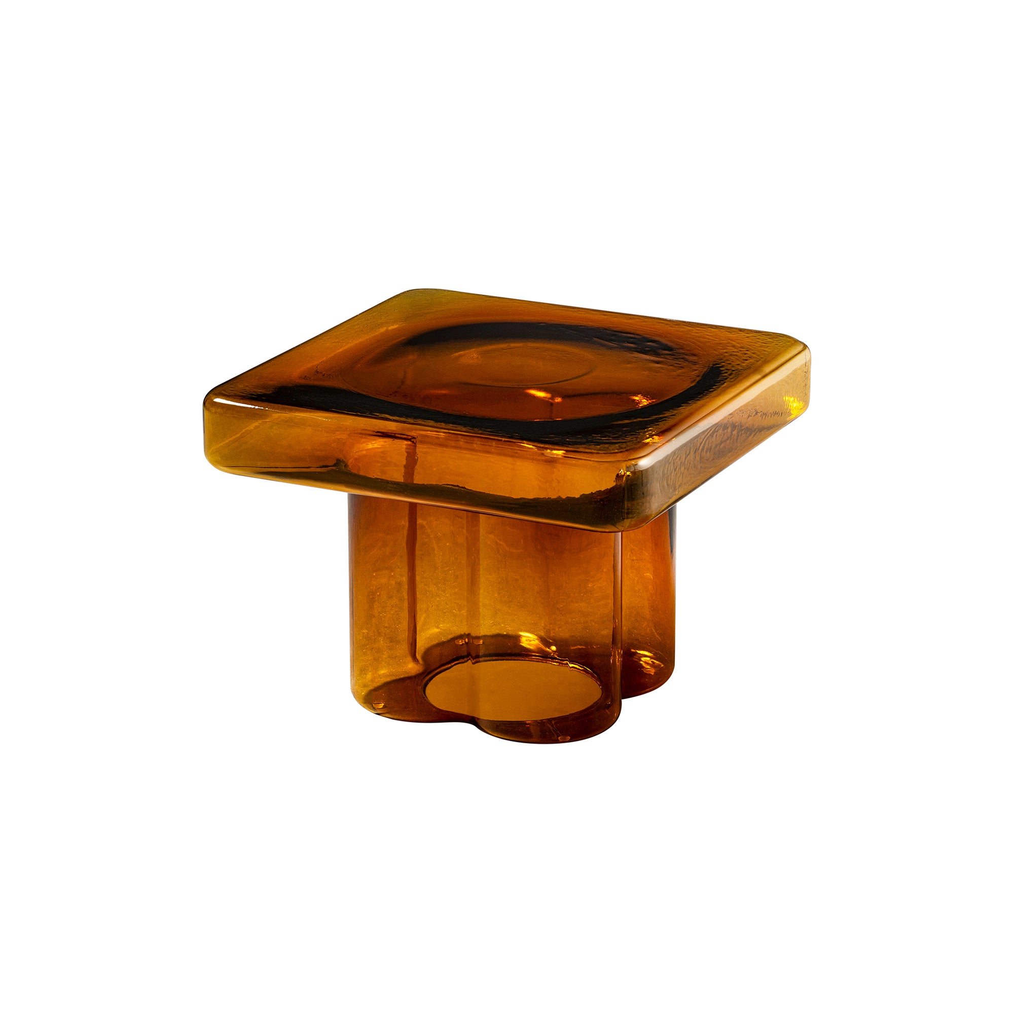 Soda Square Side Table: Amber