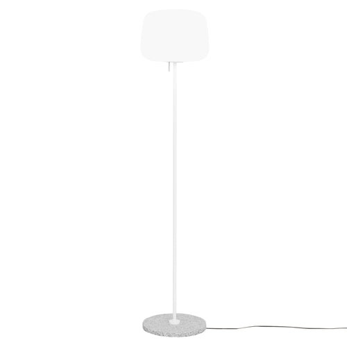 Soft Floor Light: White + Light Grey Granite