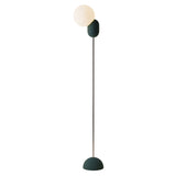 Cantilever Floor Light: Spruce + Chrome