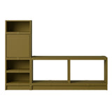 Stacked Storage System: Hallway + Configuration 1 + Brown Green