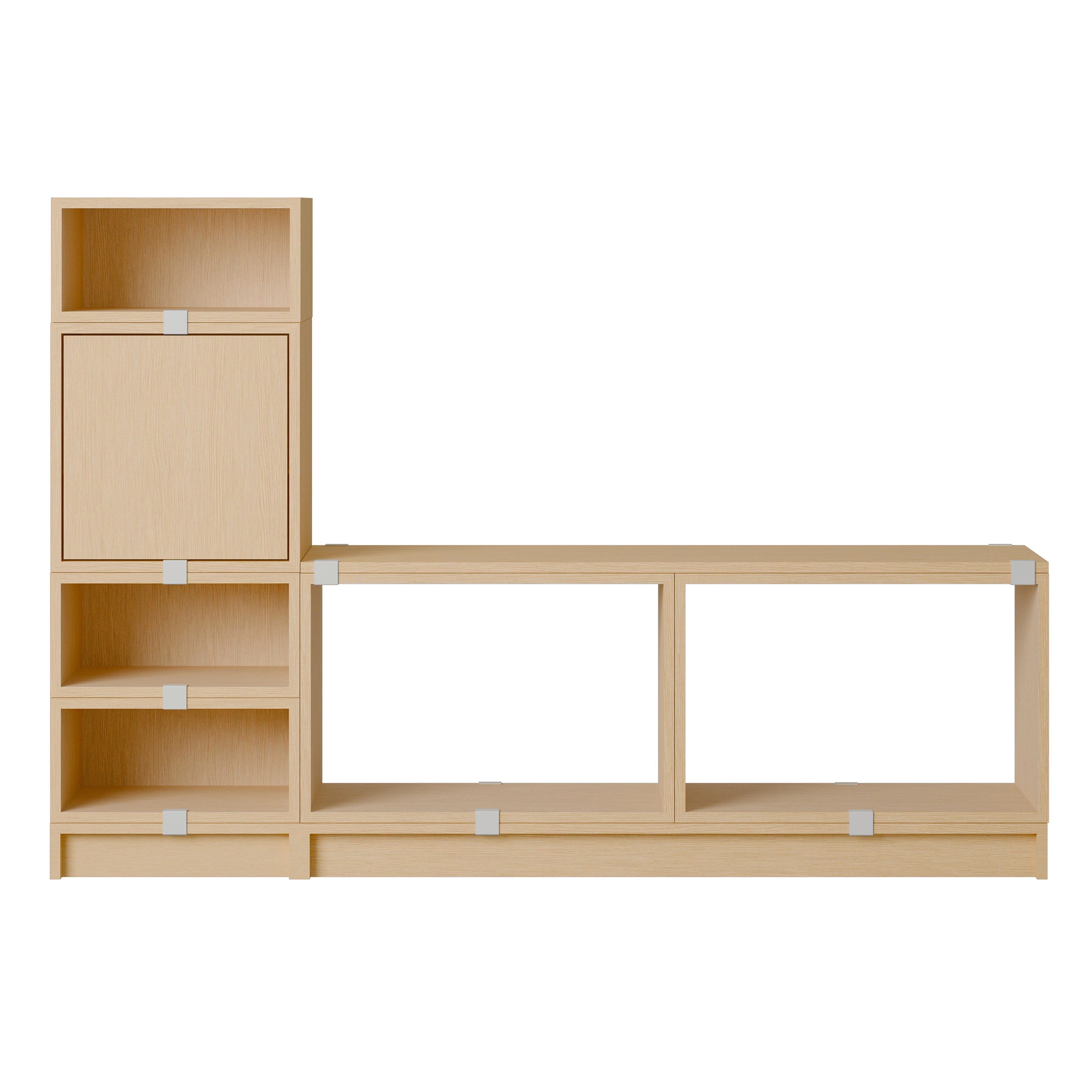 Stacked Storage System: Hallway + Configuration 1 + Oak