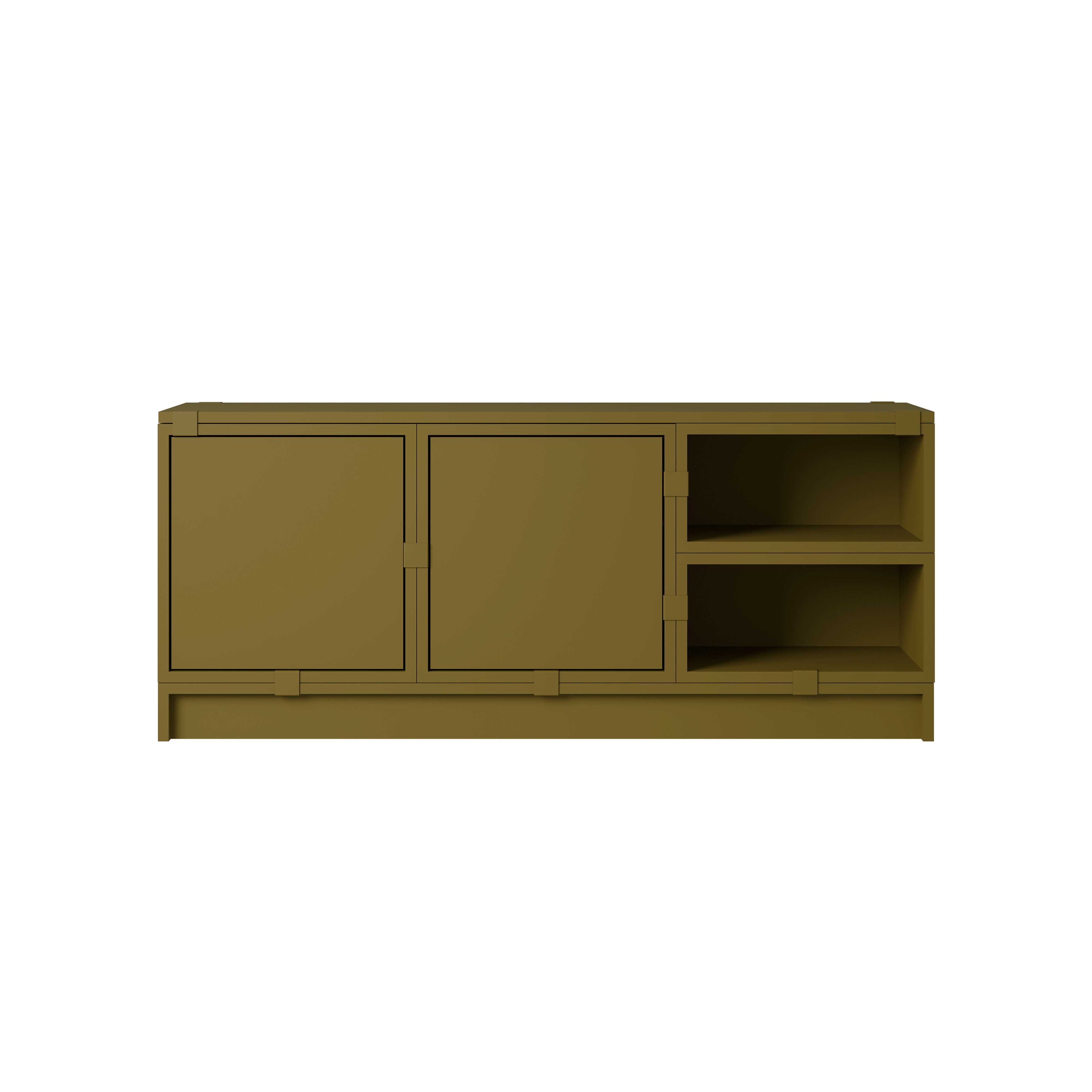 Stacked Storage System: Hallway + Configuration 2 + Brown Green