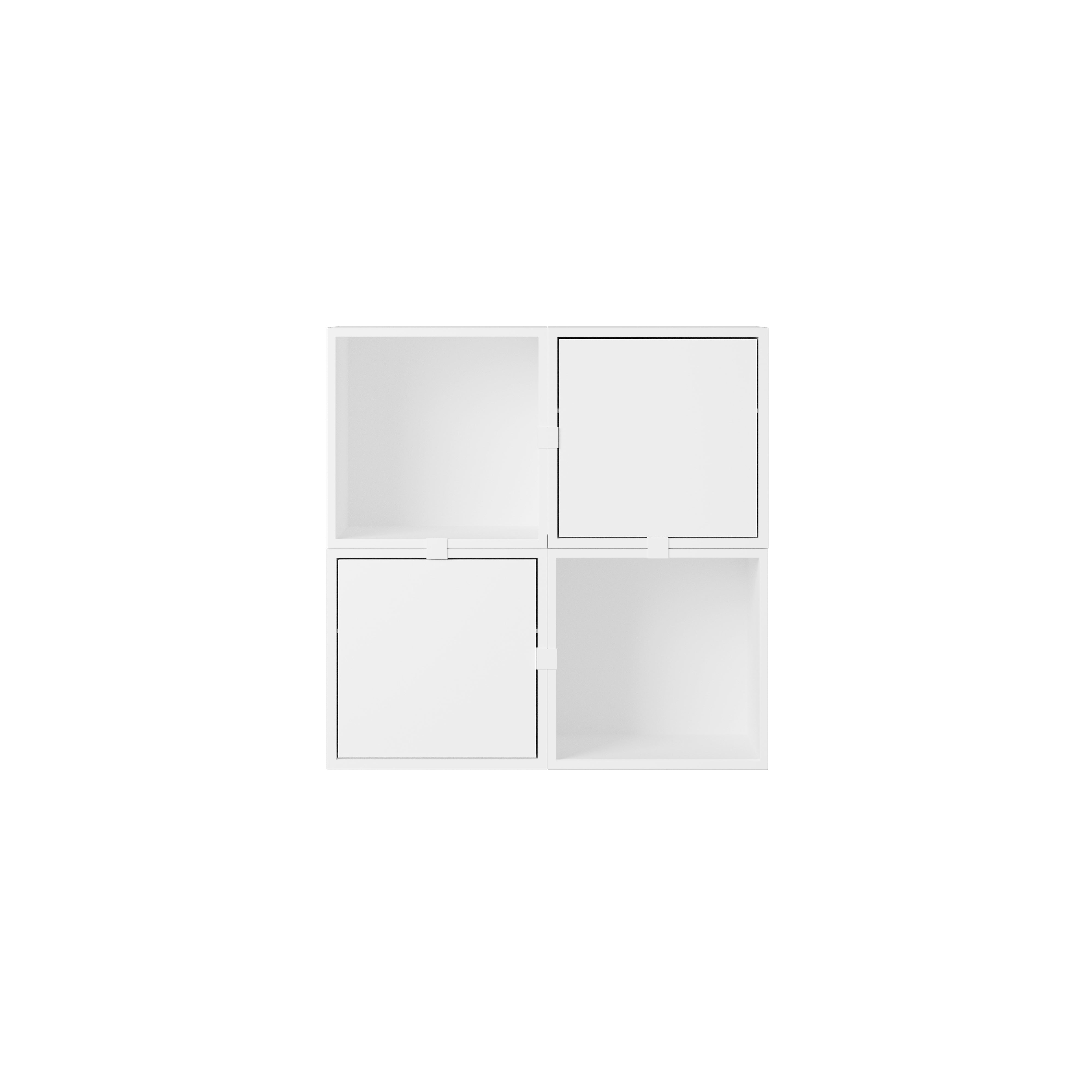 Stacked Storage System: Hallway + Configuration 4 + White