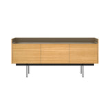 Stockholm STH301 Sideboard: Composition 3 + Super-Matt Oak + Anodized Aluminum Bronze + Black