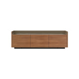 Stockholm STH301 Sideboard: Composition 1 + Super-Matt Walnut + Anodised Aluminum Bronze + Black