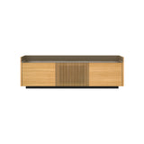 Stockholm STH303 Sideboard: Composition 1 + Super-Matt Oak + Anodized Aluminum Bronze + Black