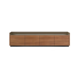 Stockholm STH401 Sideboard: Composition 1 + Super-Matt Walnut + Anodized Aluminum Bronze + Black