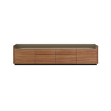 Stockholm STH402 Sideboard: Composition 1 + Super-Matt Walnut  + Anodized Aluminum Bronze + Black