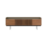 Stockholm STH403 Technic Sideboard: Composition 3 + Super-Matt Walnut + Anodized Aluminum Bronze + Black