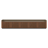 Stockholm STH507 Technic Sideboard: Composition 1 + Super-Matt Walnut + Anodized Aluminum Bronze + Black