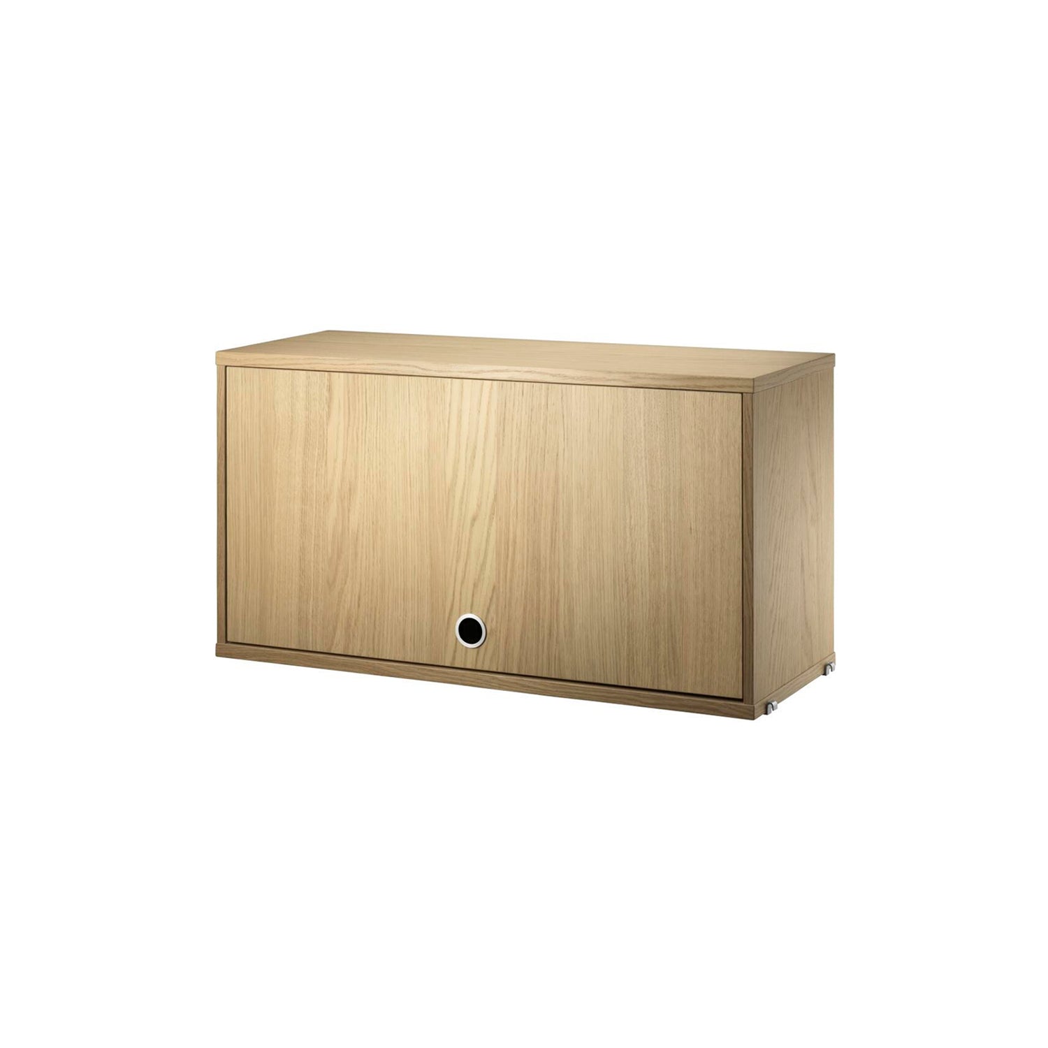 String System: Cabinet with Flip Door + Oak