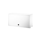 String System: Cabinet with Flip Door + White