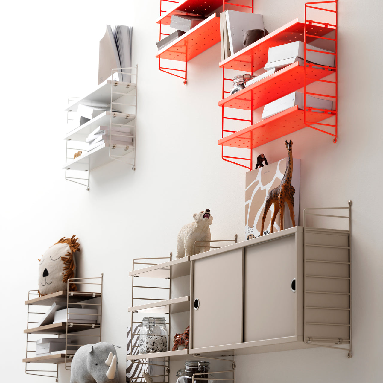 String Pocket Shelving