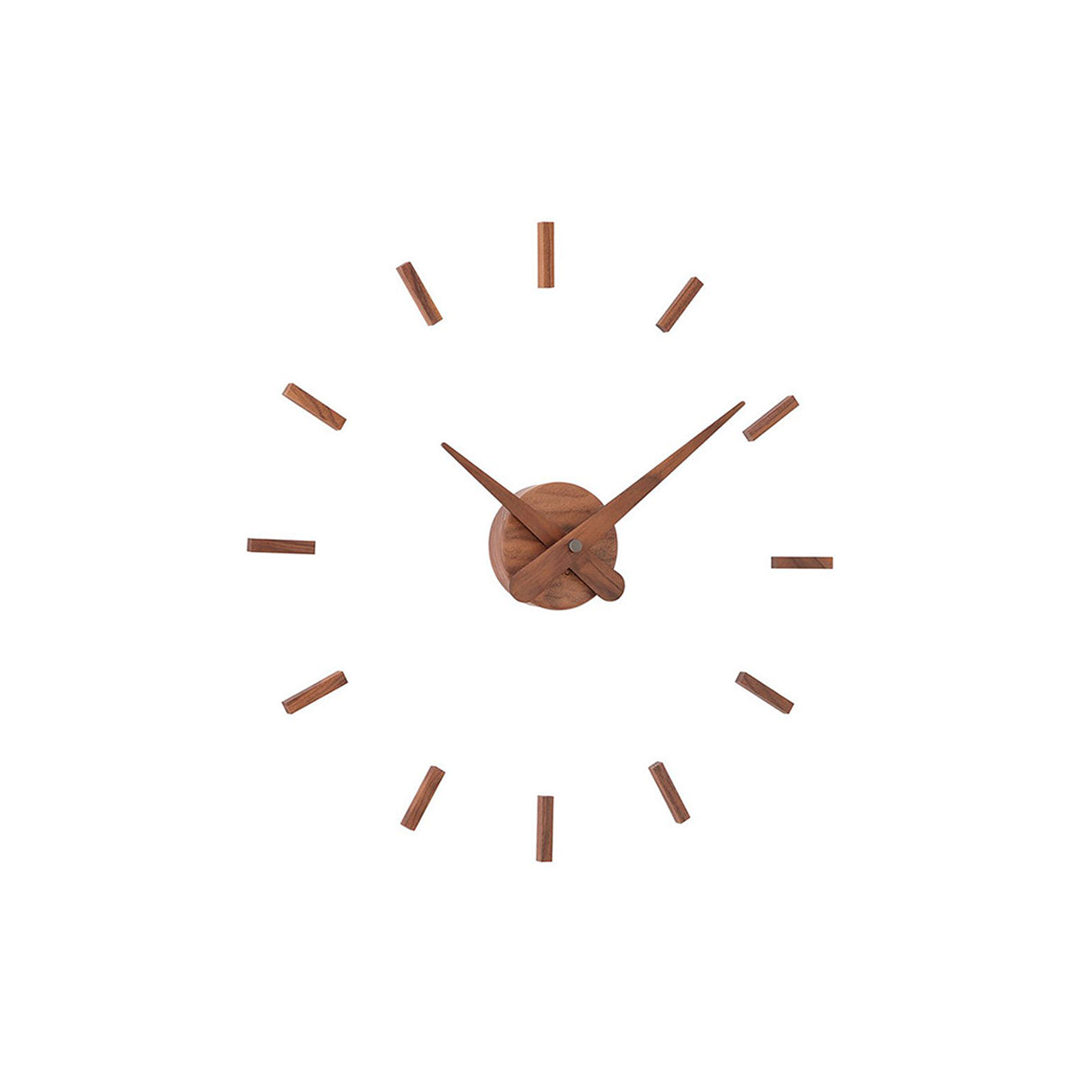 Sunset Wall Clock: Walnut