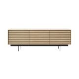 Sussex 8 Sideboard: SSX301 + Whitened Oak + Black + Composition 2