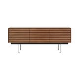 Sussex 8 Sideboard with Drawers: SSX302 + Super-Matt Walnut + Black + Composition 3