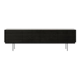 Sussex 8 Sideboard: SSX401 + Dark Grey Stained Oak + Black + Composition 3