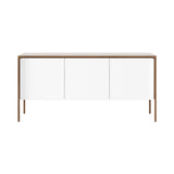 Tactile Sideboard: TAC210 + White Texturised Lacquered + Walnut Stained Walnut