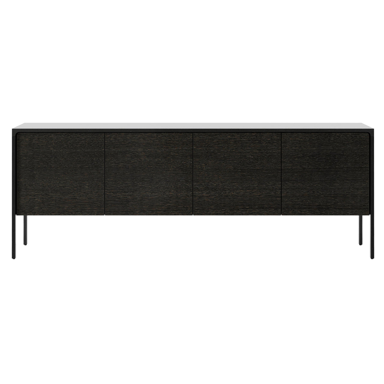 Tactile Sideboard: TAC215 + Dark Grey Stained Oak + Ebony Stained Oak