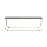 Tati Lounge Table: Large + Glass Top +  Nougat