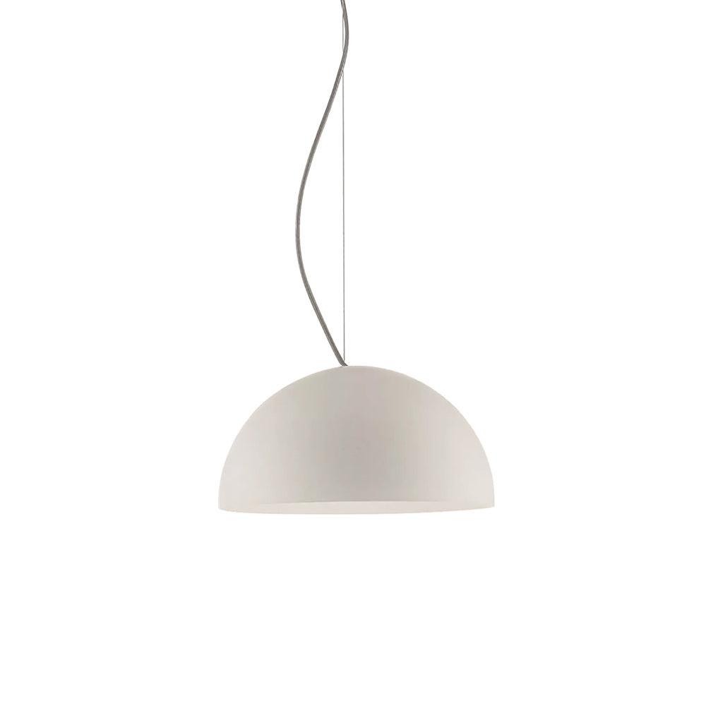 Sonora Opaline Suspension Lamp: Small - 7.4