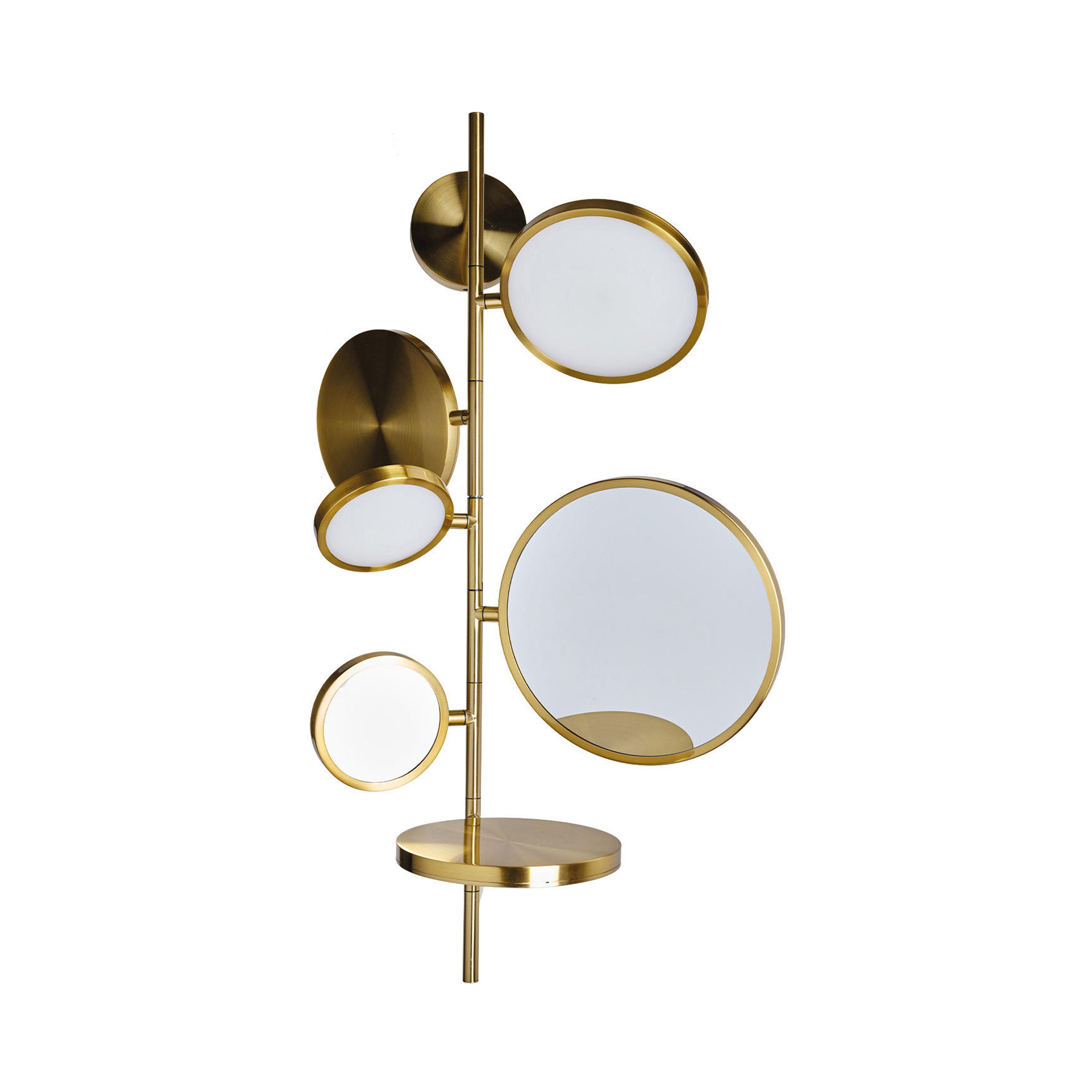 Tell Me Stories Wall Lamp with Mirrors: Gold