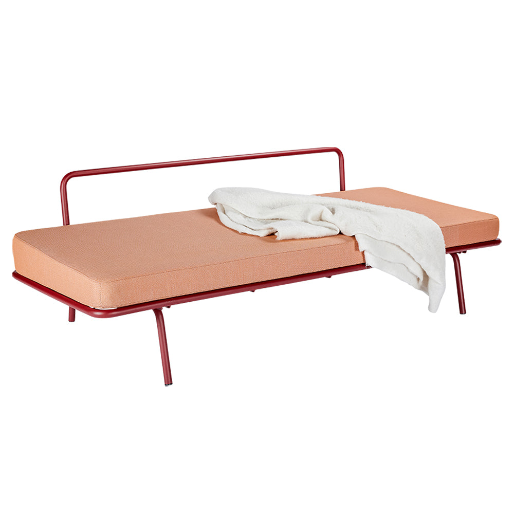 Sofabed: Faded Orange + Red
