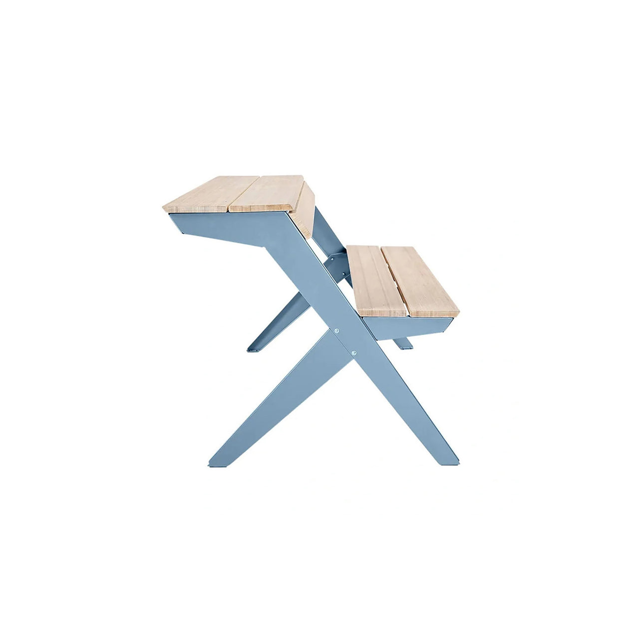 Tablebench: 3 Seater + Pastel Blue