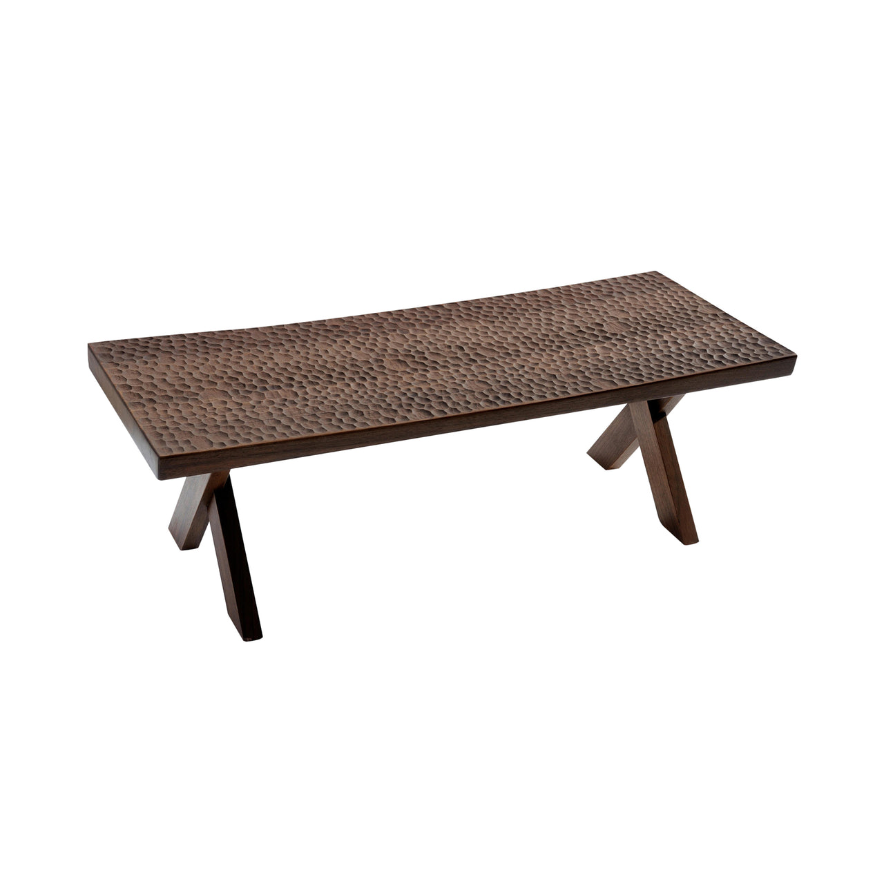 Touch Bench: Low + Oiled Walnut