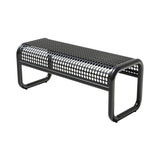 Tube Outdoor Bench: Black