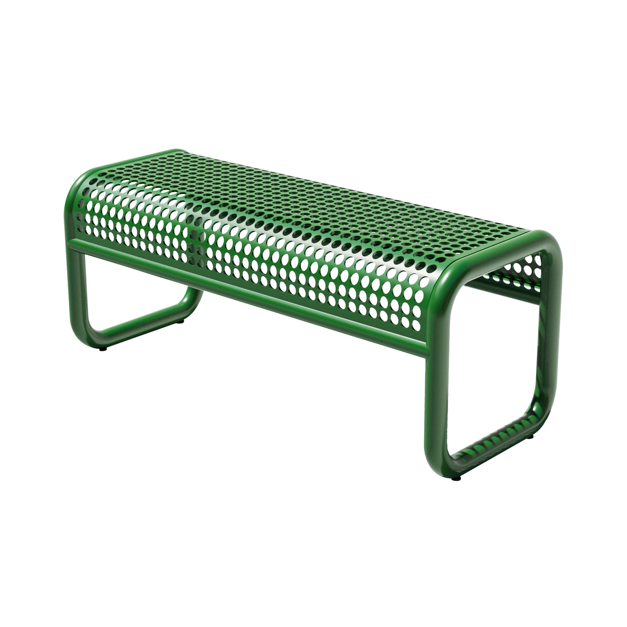 Tube Outdoor Bench: Green