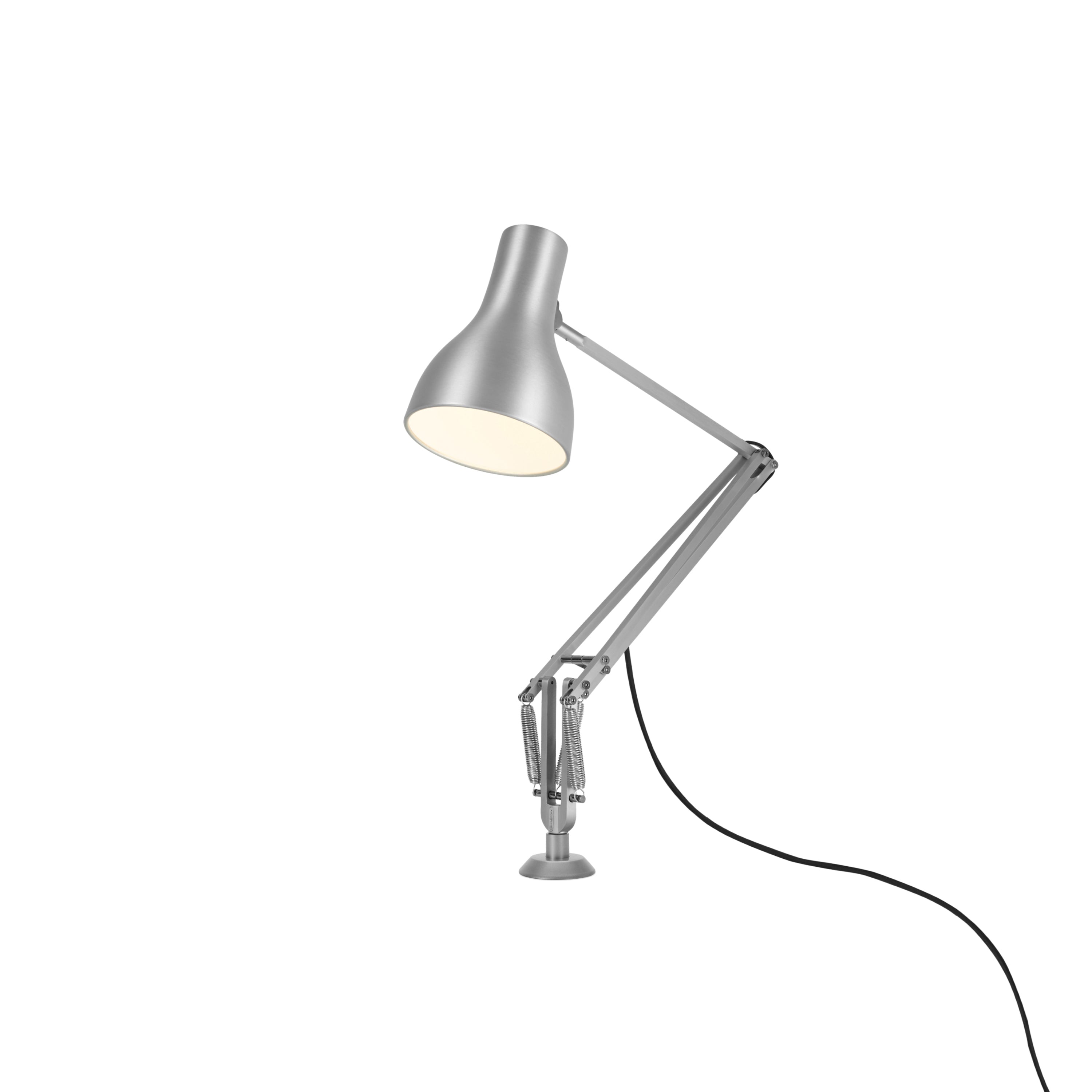 Type 75 Desk Insert Lamp: Silver Luster