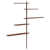 Unica Shelving System: Configuration F10 + Walnut Veneered