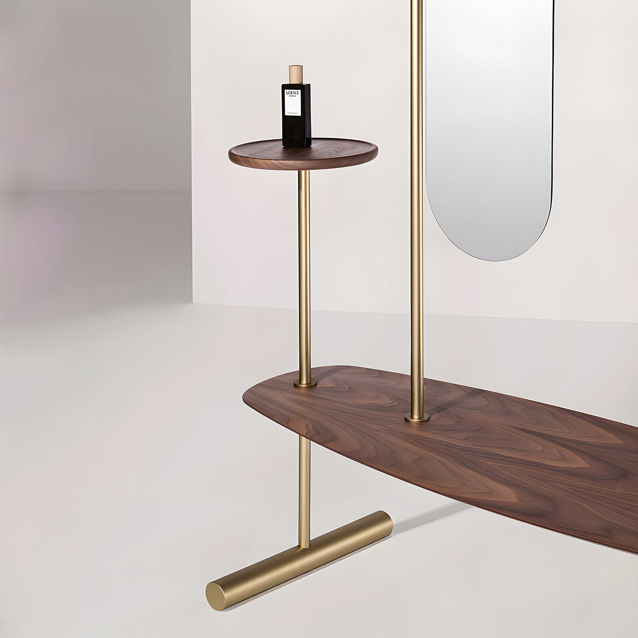 Arco Clothing Rack + Mirror: Configuration