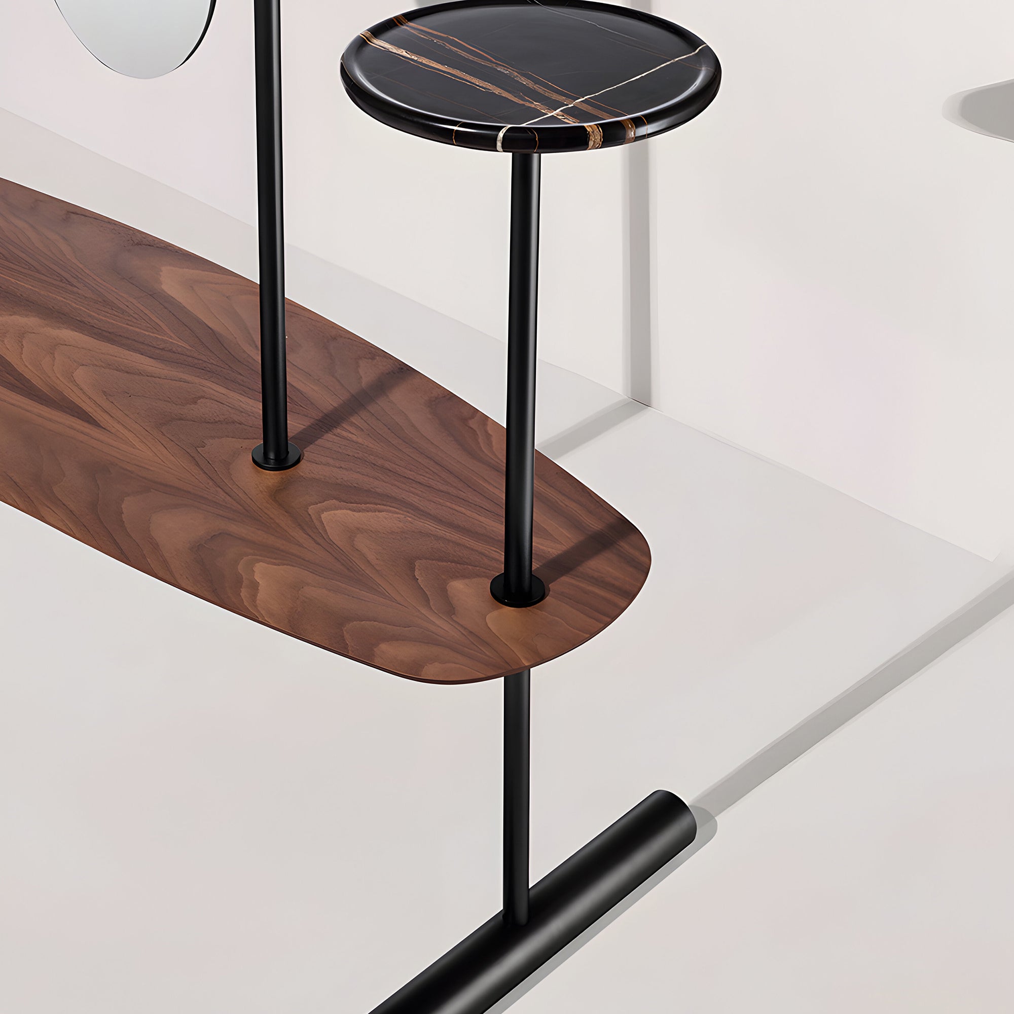 Arco Clothing Rack + Mirror: Configuration