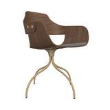 Showtime Chair with Swivel Base: Seat Upholstered + Beige