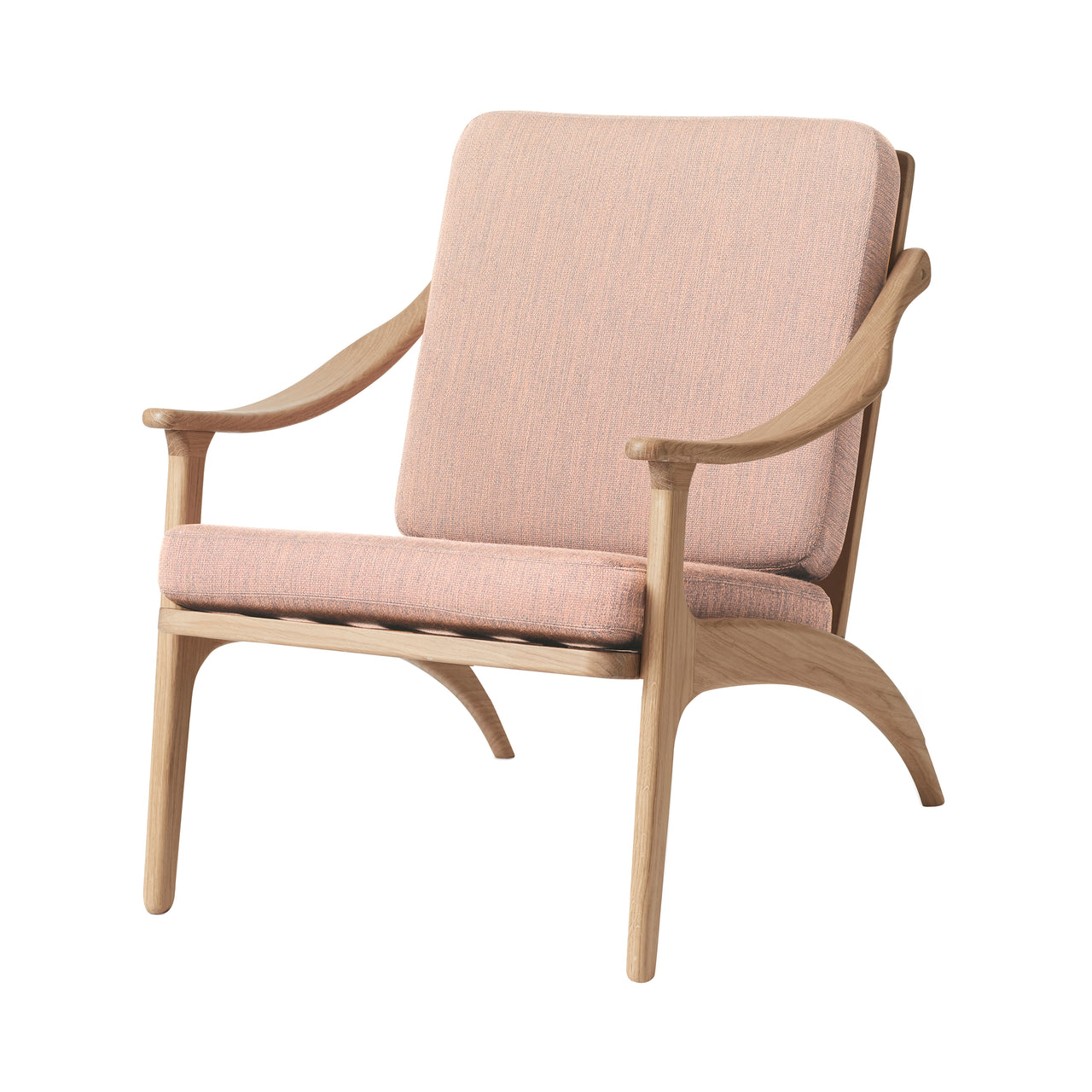 Lean Back Lounge Chair: Oiled Oak