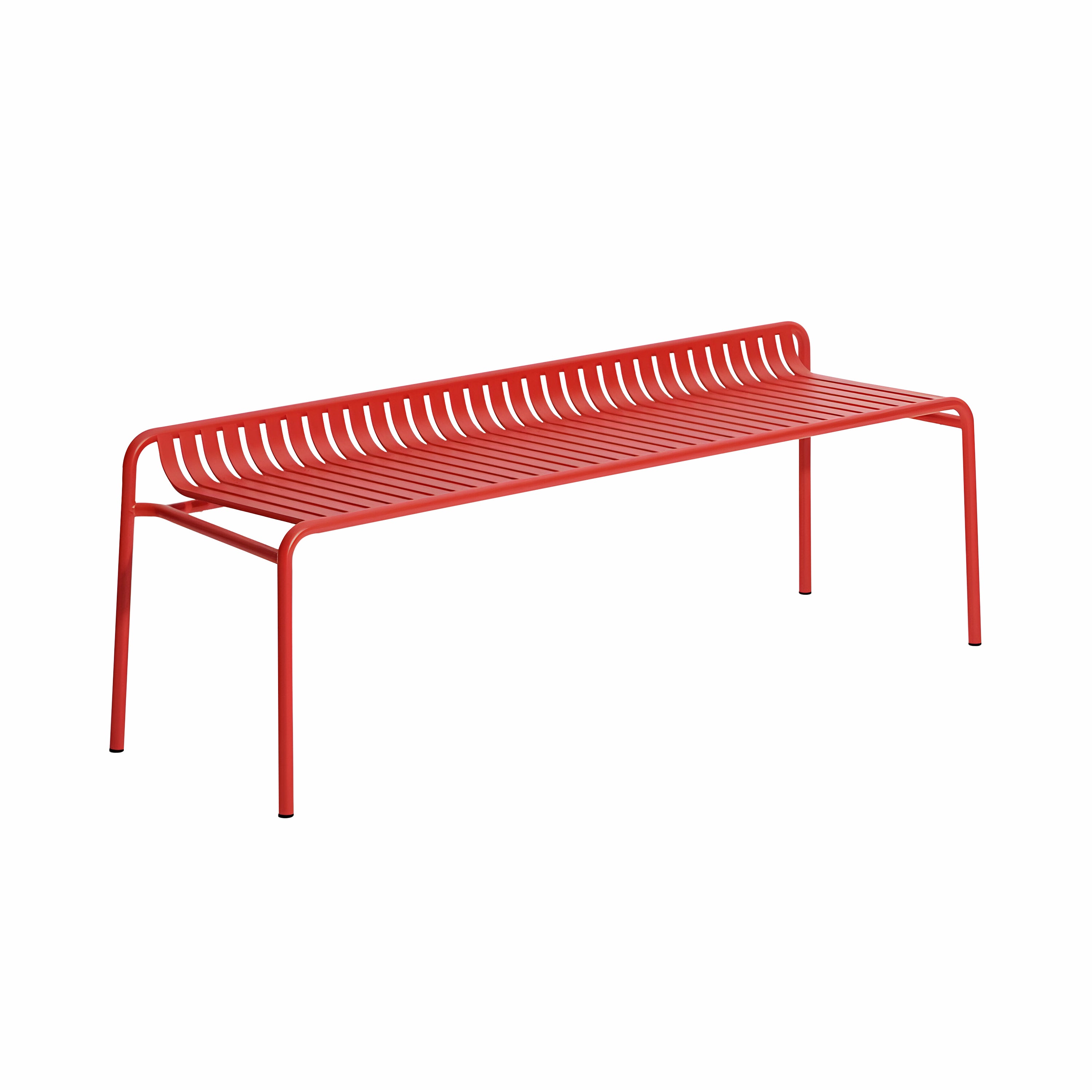 Week-End Garden Stacking Bench without Back: Red