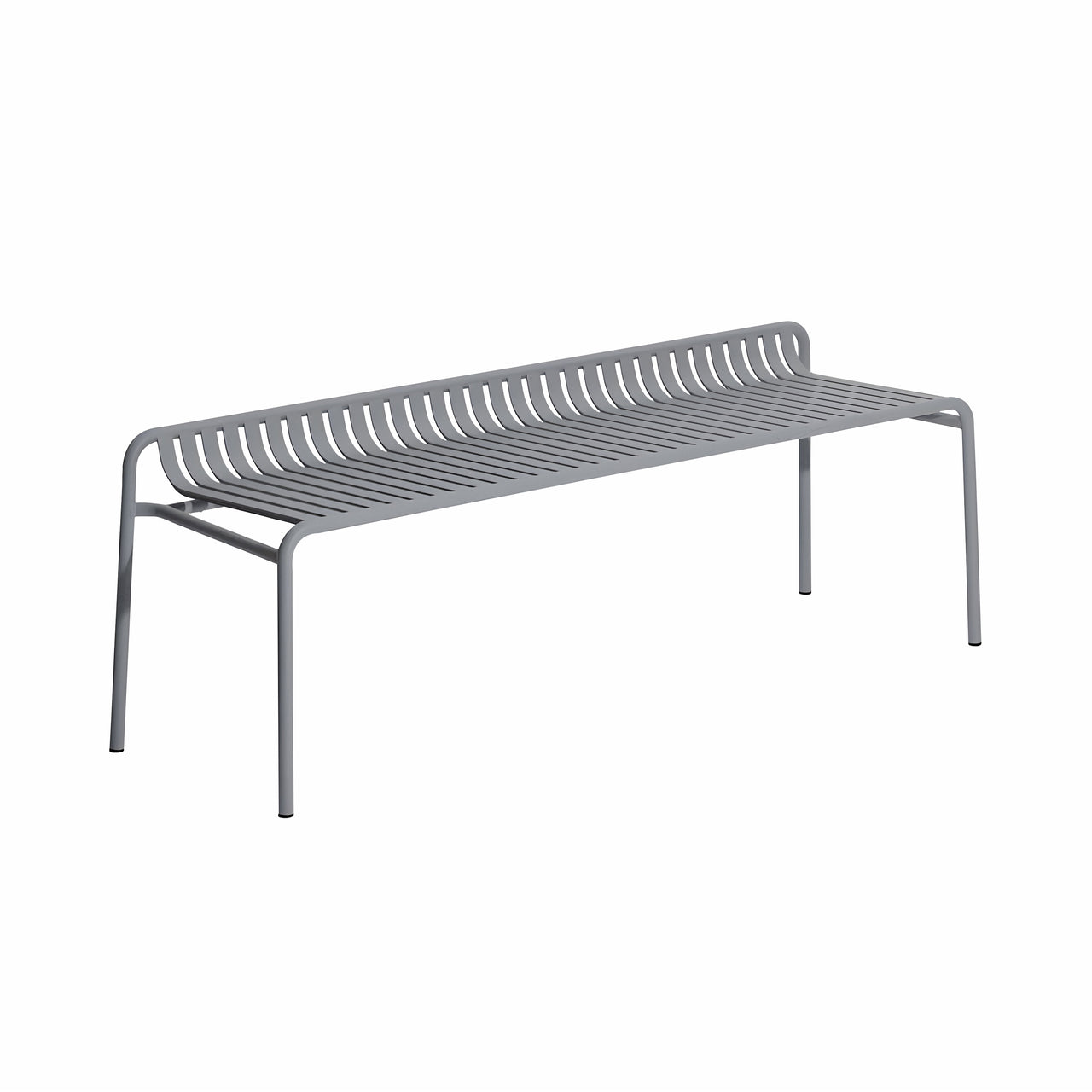 Week-End Garden Stacking Bench without Back: Stone Grey
