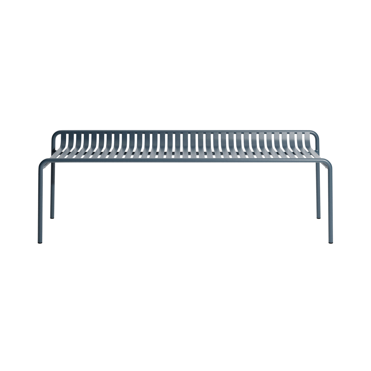 Week-End Garden Stacking Bench without Back: Grey Blue
