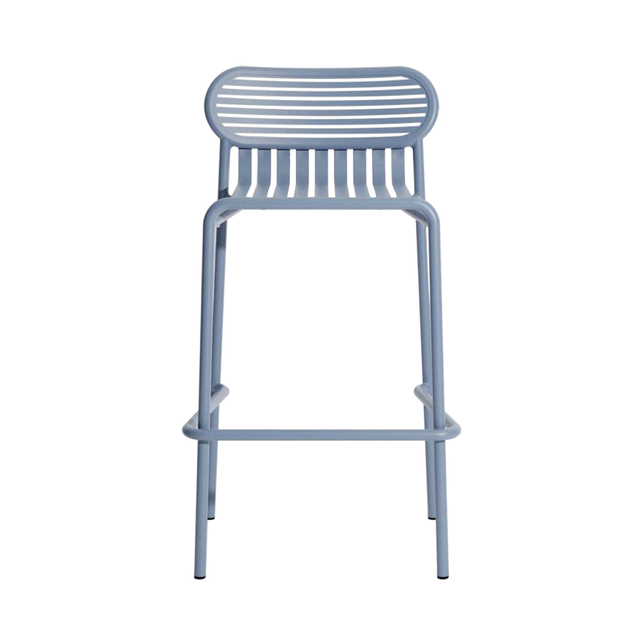 Week-End Stacking Bar Stool: Pigeon Blue