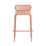 Week-End Stacking Bar Stool: Coral