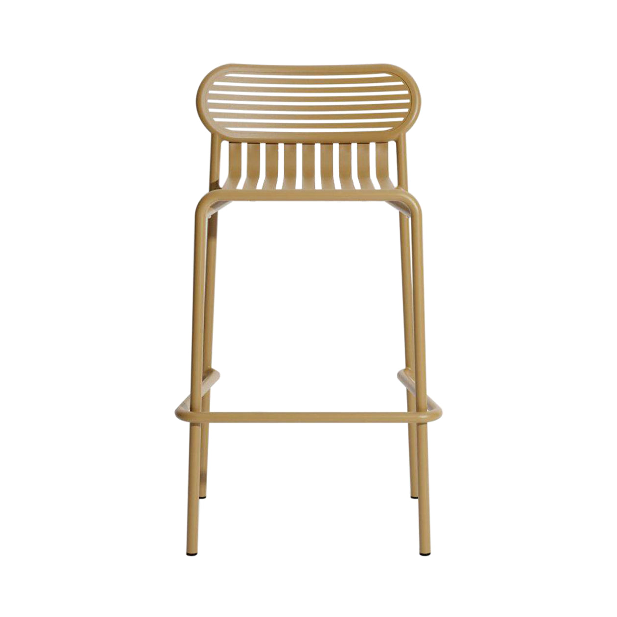 Week-End Stacking Bar Stool: Gold